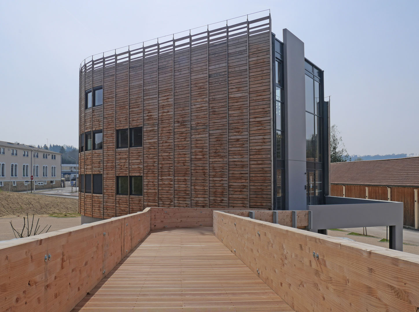 atelier Coq agence architecture architecte Sarlat Dordogne réalisation bureaux aec 2021 ext1 psg