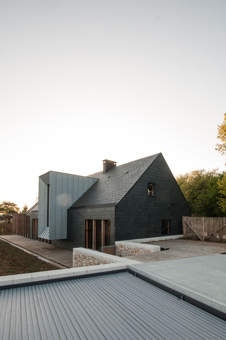 atelier Coq agence architecture architecte Sarlat Dordogne réalisation maisons neuves rénovations Maison GA 2017 5 prt