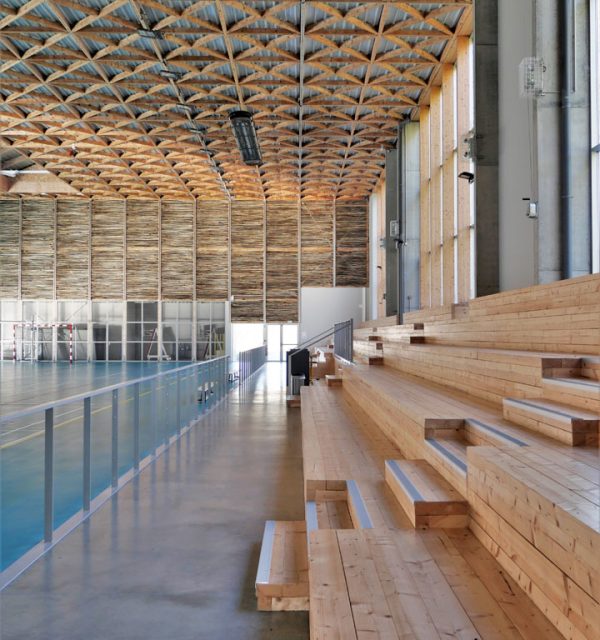 atelier Coq agence architecture architecte Sarlat Dordogne réalisation sport Salle de sport le vigan 2020 int 1 prt